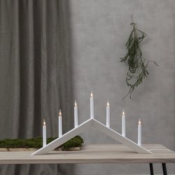 Kjøp hvit adventsstake